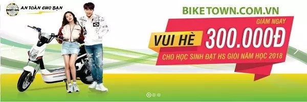 Chương trình ưu đãi dành cho học sinh giỏi khi mua hàng tại BikeTown