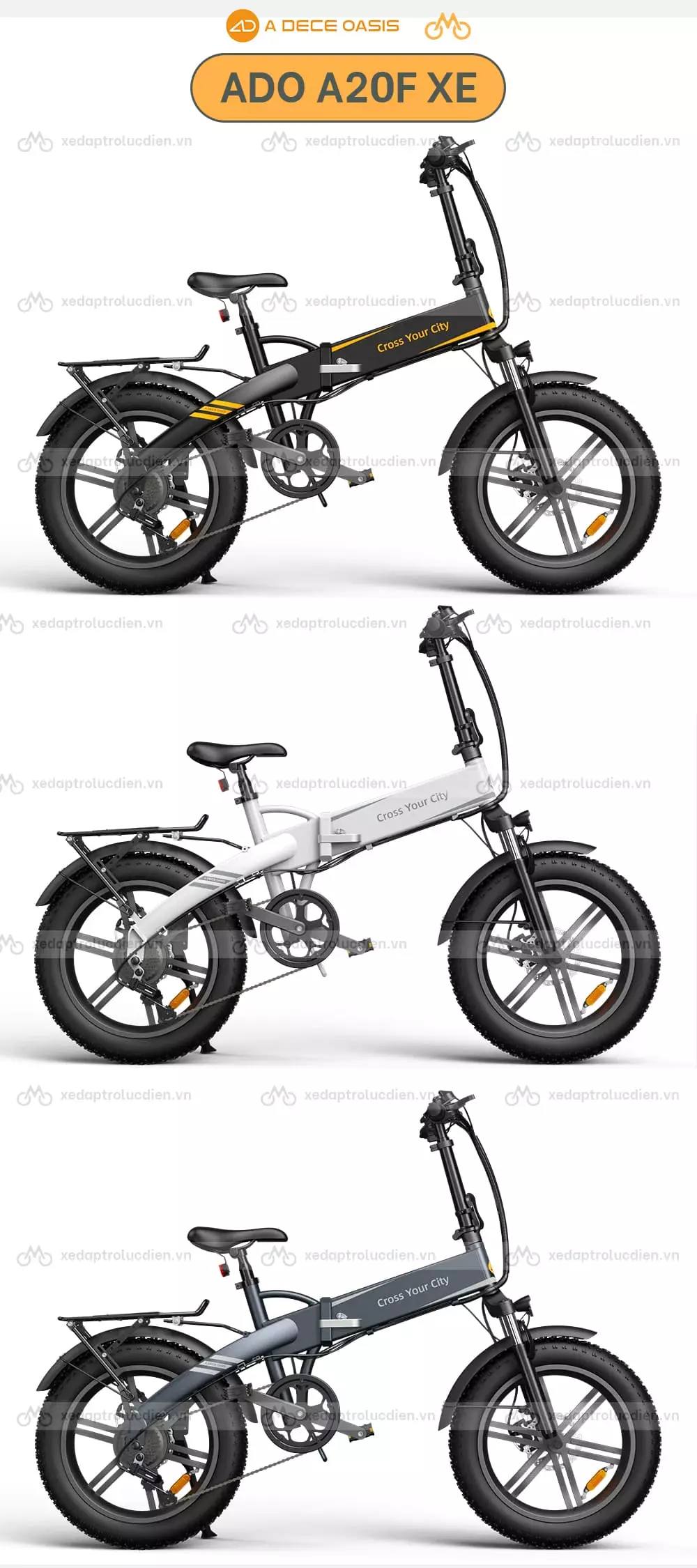 Xe đạp điện ADO A20F XE