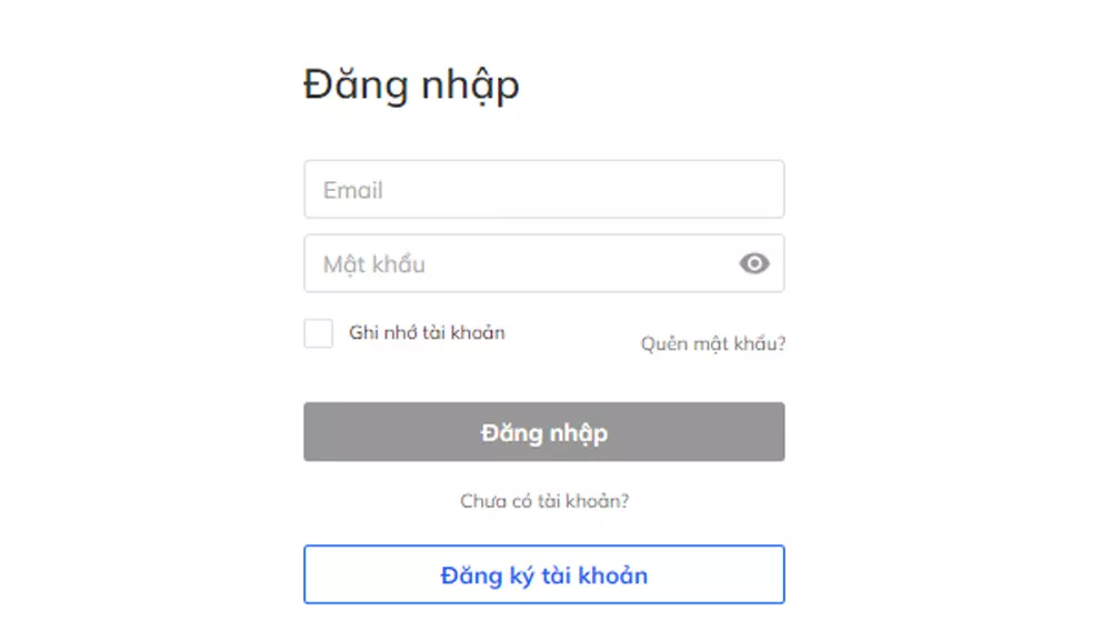 Bước 1: Đăng nhập