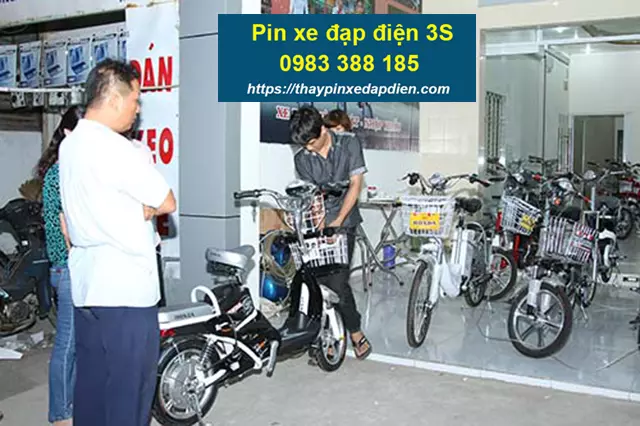 Thay pin xe đạp điện