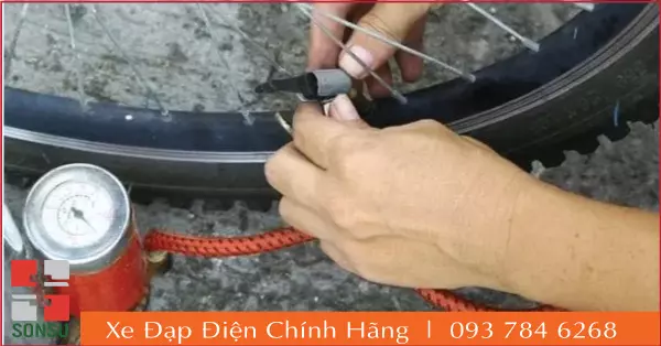 Thay săm lốp xe tại nhà