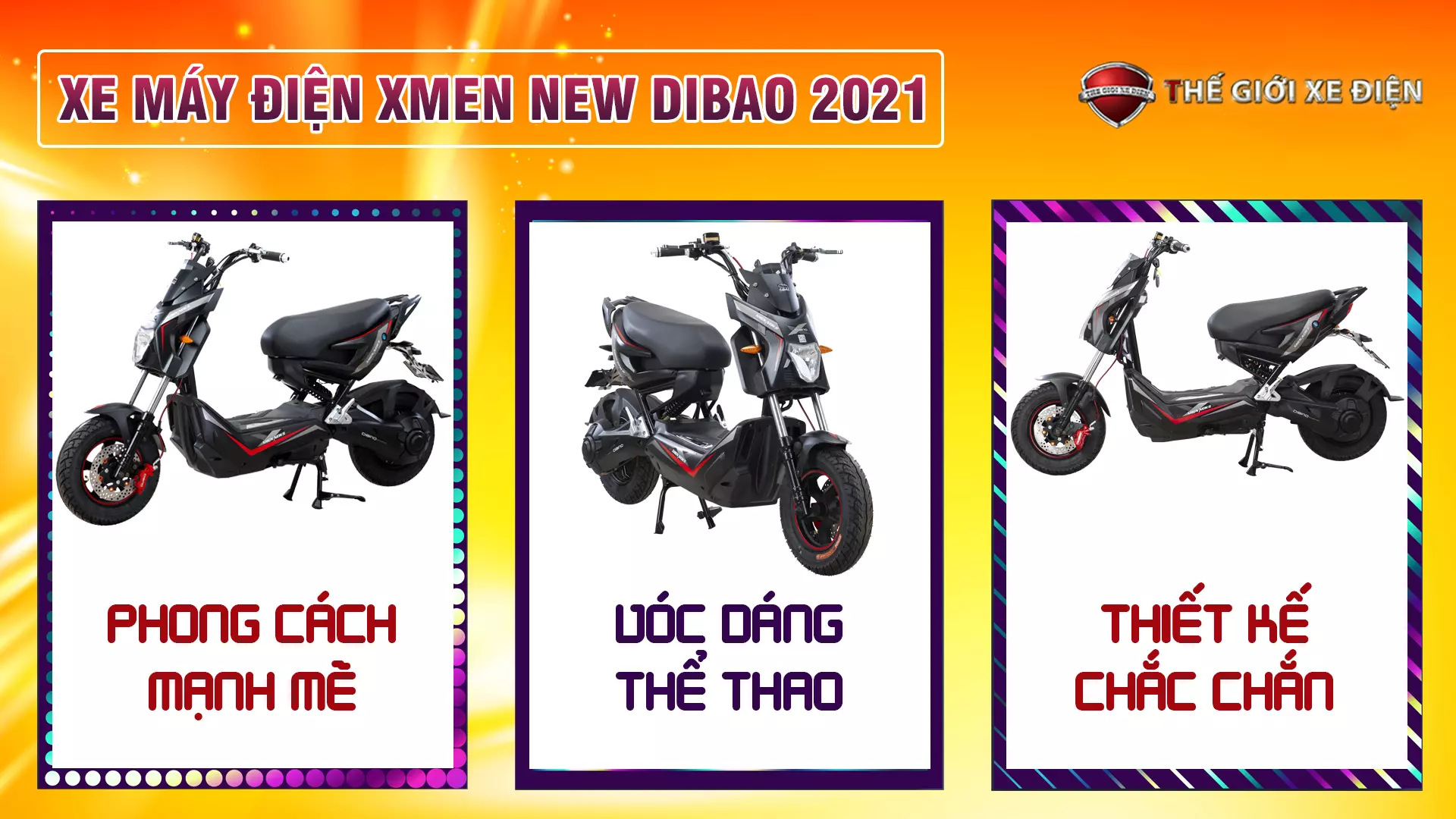 Xe máy điện Xmen New S Dibao 2021