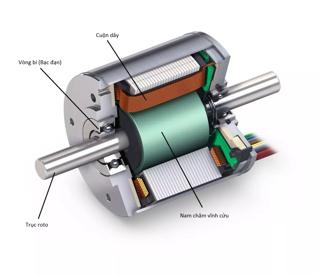 Động cơ AC không chổi than của xe điện LT-S23