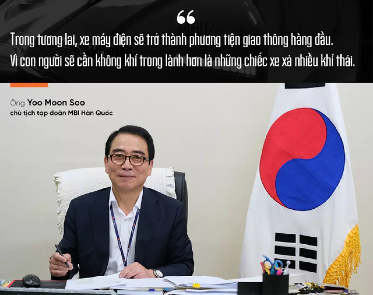 Ông Yoo Moon Soo - chủ tịch tập đoàn MBI Hàn Quốc