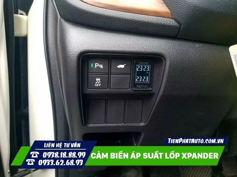 Cảm biến áp suất lốp Xpander 2023 loại gắn vị trí cổng chờ của xe