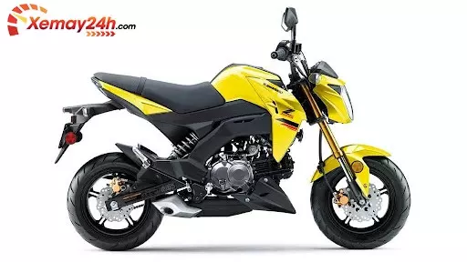 Xe Kawasaki Z125 Pro màu vàng