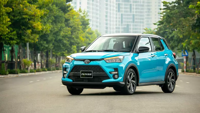 Mua xe Toyota Raize cũ trả góp tại Anycar