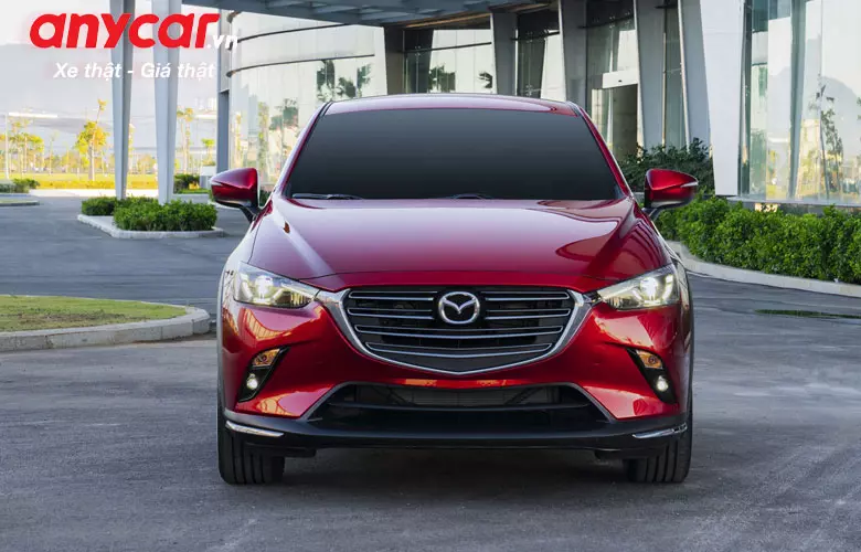 Mazda CX-3 cũ sở hữu lưới tản nhiệt ạm crom sang trọng