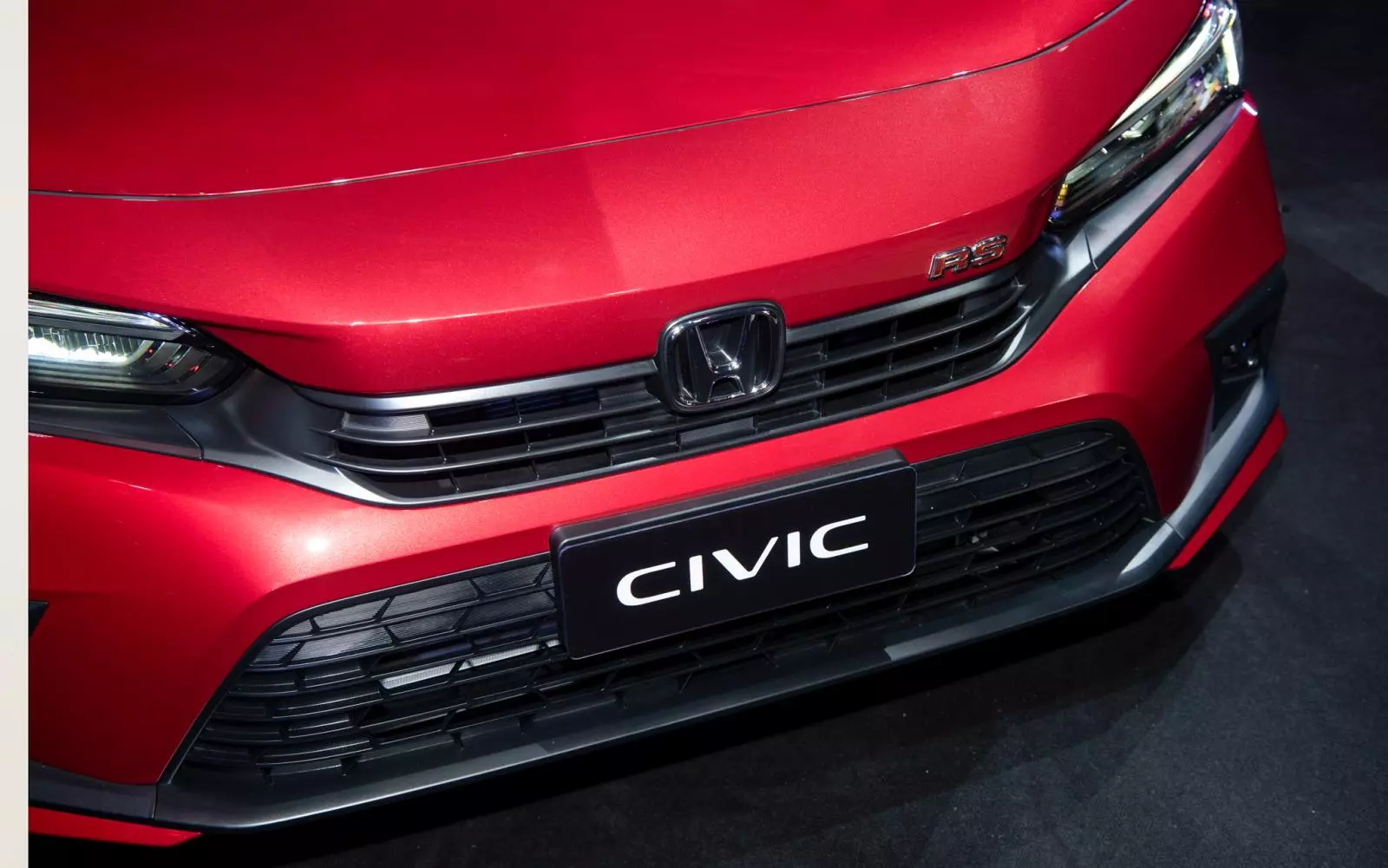 Lưới tản nhiệt xe Honda Civic 2023.