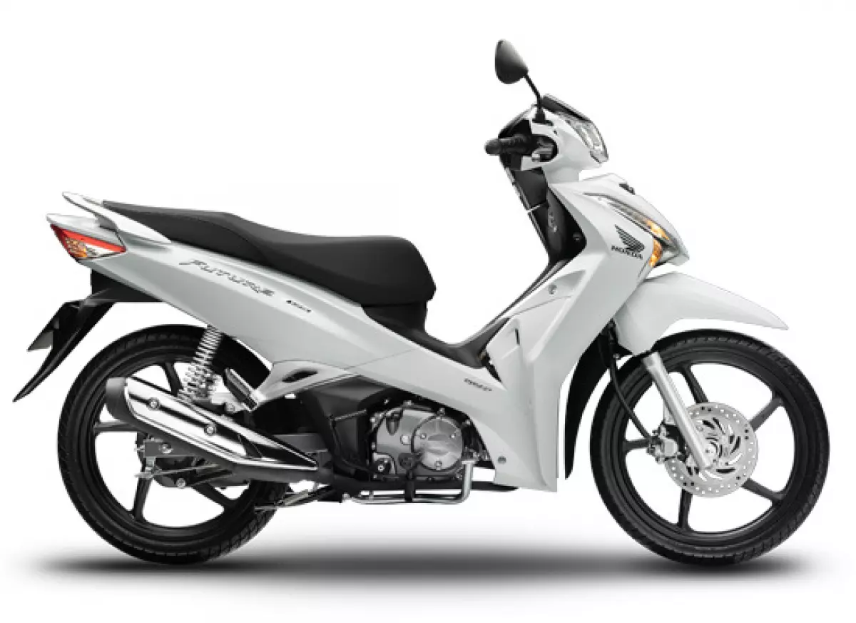 Honda Future 2021 phiên bản cao cấp màu trắng đen