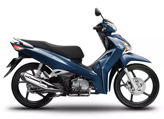 Honda Future 125 2021 bản cao cấp màu xanh đen