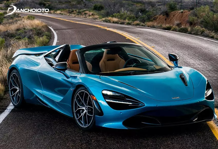 McLaren 720S sử dụng động cơ V8 tăng áp kép