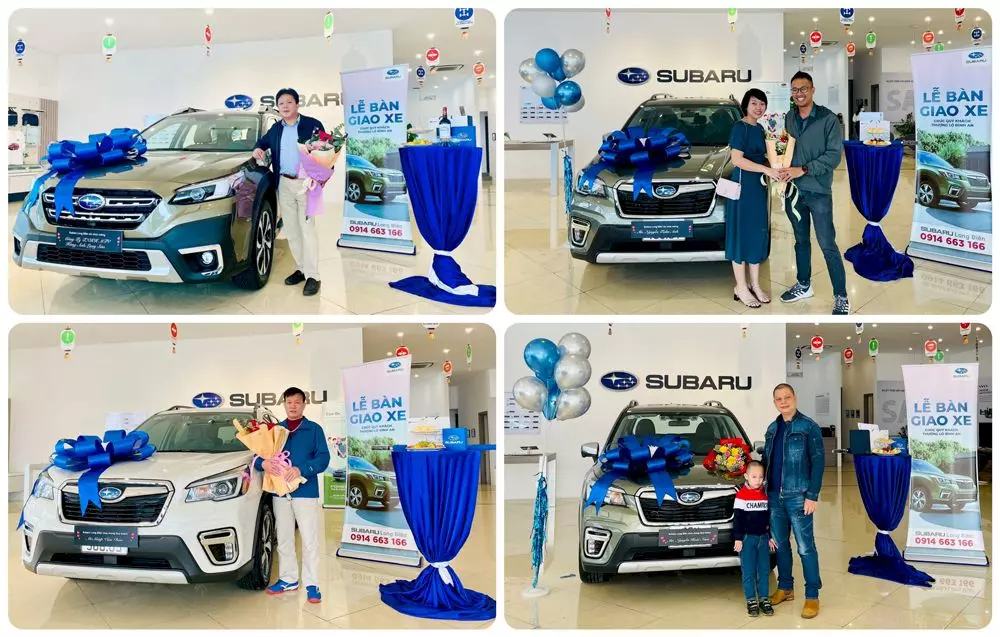 Một số hình ảnh khách hàng mua xe ô tô Subaru