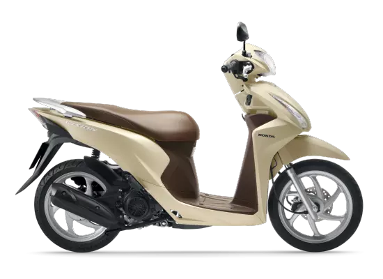 Mẫu Honda Vision màu đỏ nâu