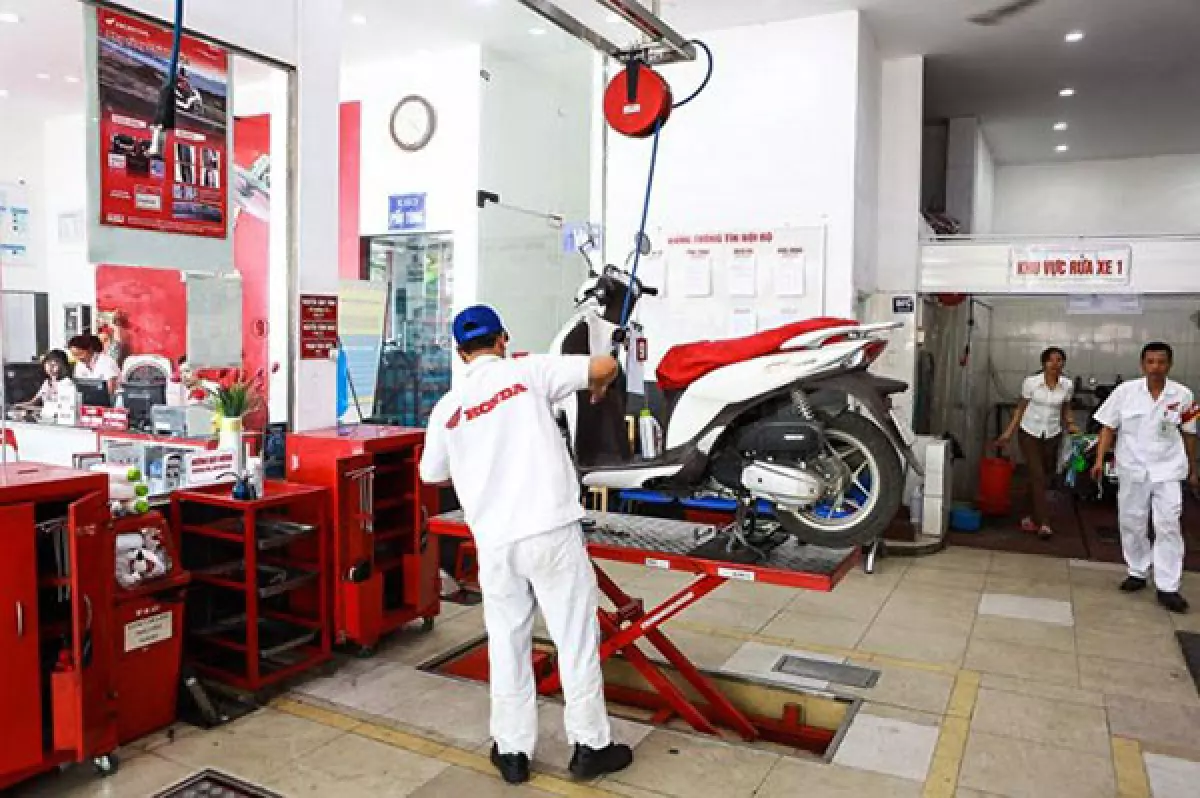 Bảng giá sửa chữa xe máy Honda