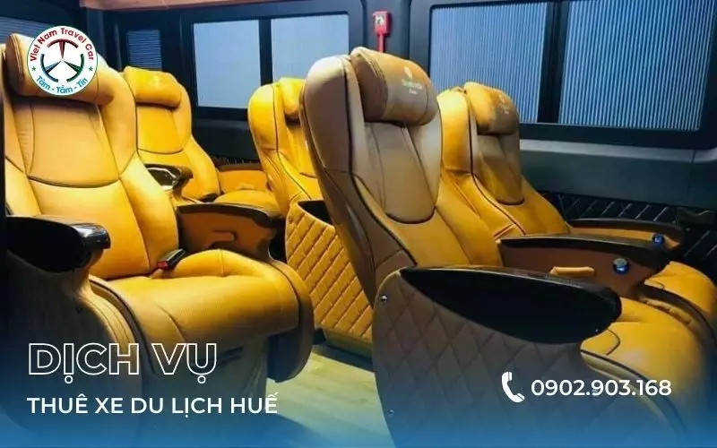 Nội thất xe du lịch Huế