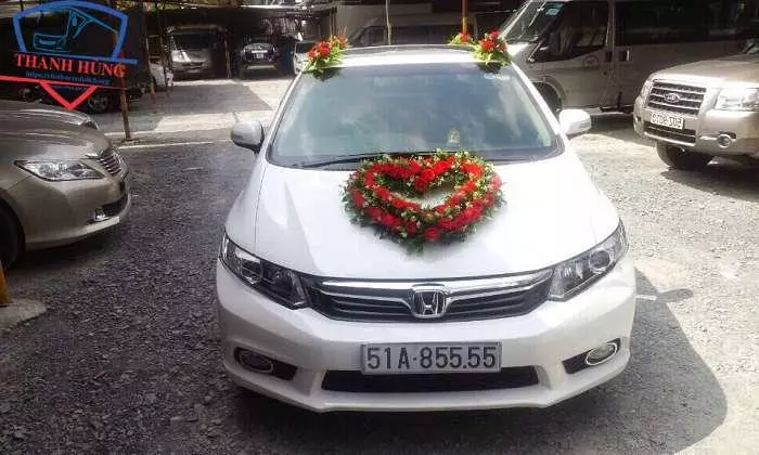 Thuê xe hoa TPHCM Honda City