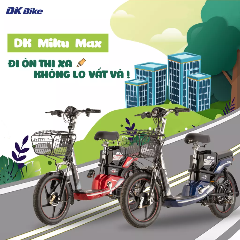 Xe Đạp Điện DK Miku Max