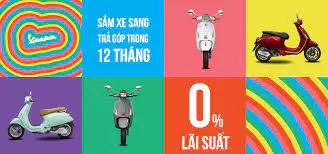 Mua trả góp Vespa Toàn Quốc - Nhận Xe Ngay - Không Lãi Suất