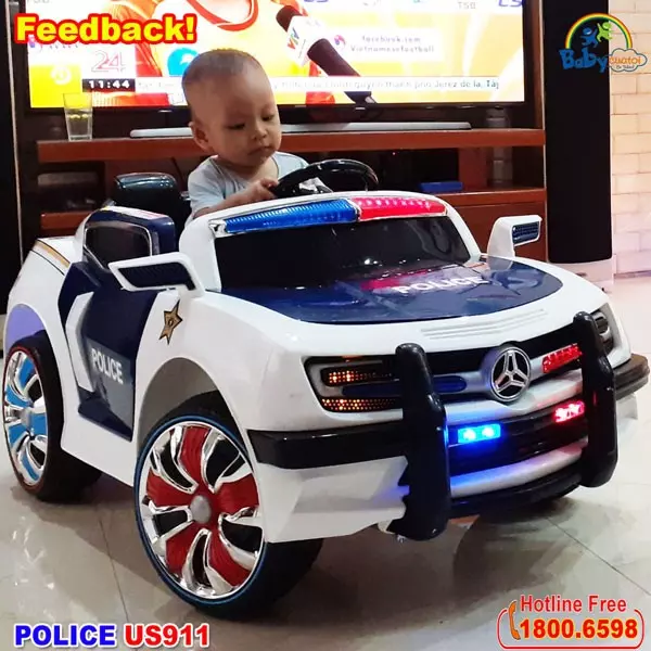 Xe ô tô cảnh sát cho bé