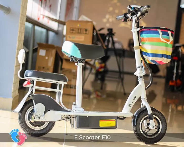 Xe điện E-scooter mini E10 bánh 10 inch 3