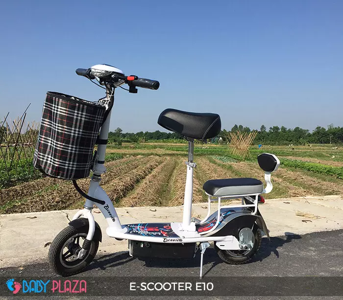 Xe điện E-scooter mini E10 bánh 10 inch 12