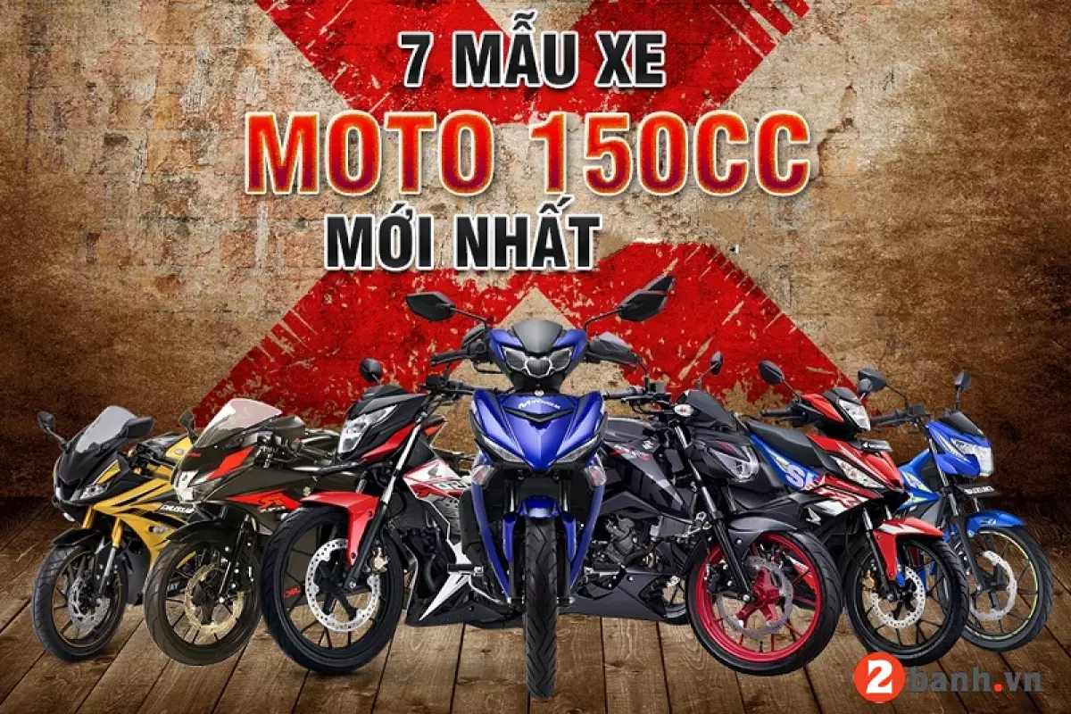 7 mẫu xe moto 150cc mới nhất 2024 tại thị trường việt nam