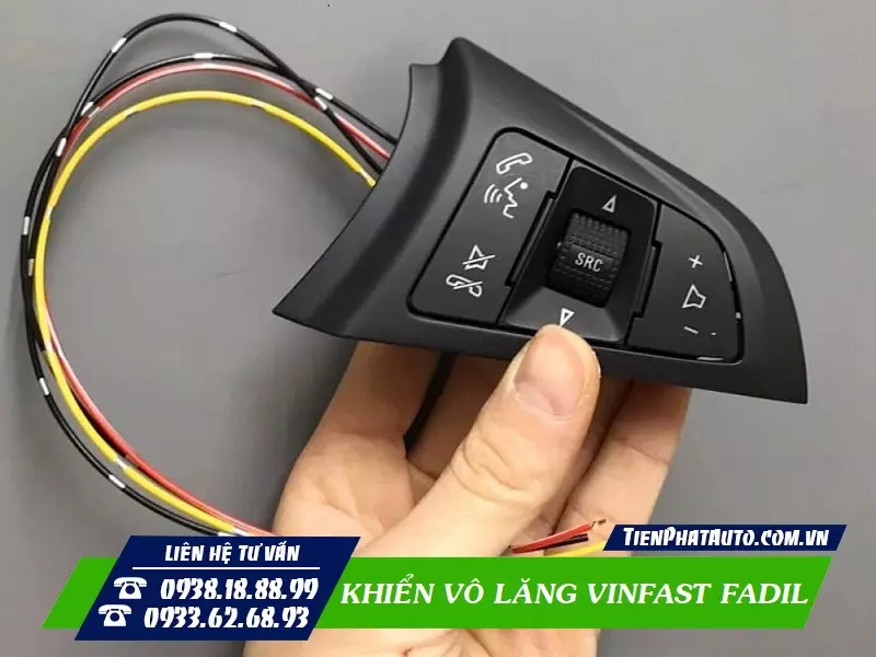 Nút khiển vô lăng dành riêng cho Vinfast Fadil độ thẩm mỹ cao