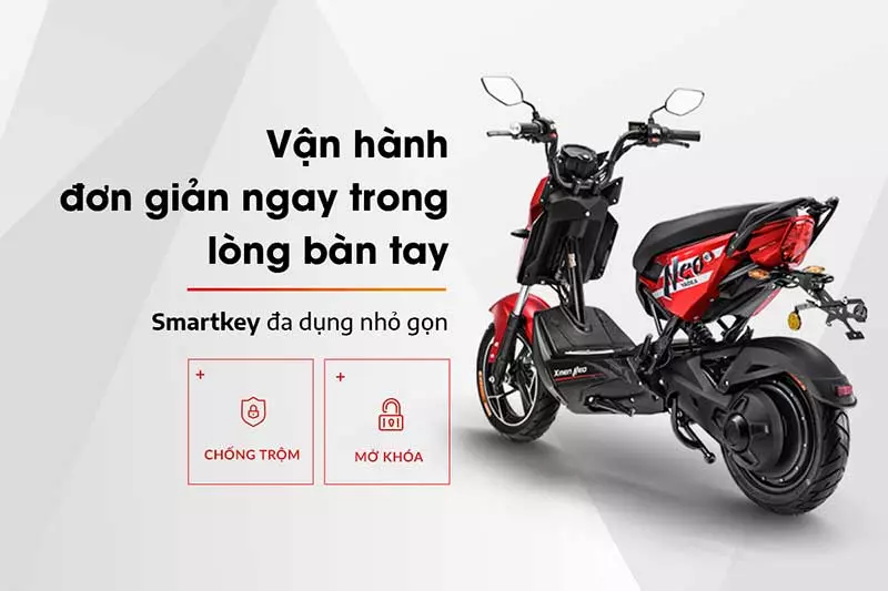 Smartkey tích hợp chống trộm an toàn mọi lúc, mọi nơi