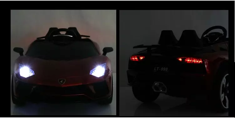 Phần đuôi xe ô tô điện LT 998 ấn tượng dậm chất siêu xe Aventador