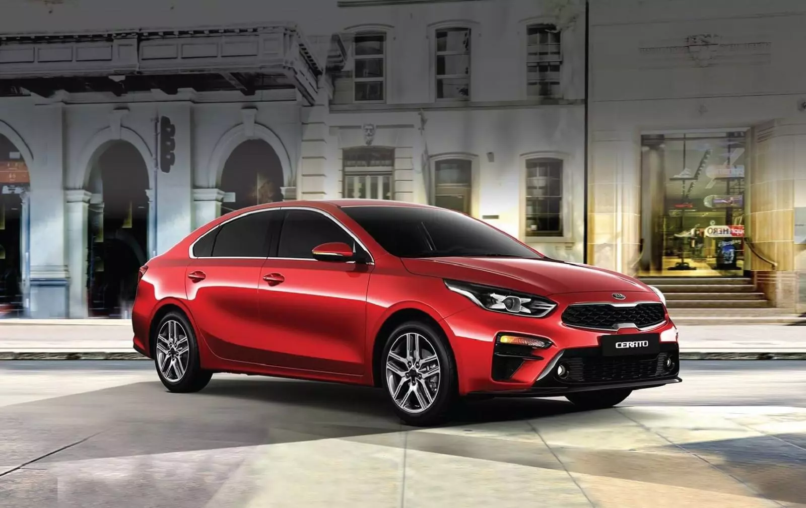 Ngoại thất của Kia Cerato 2019.