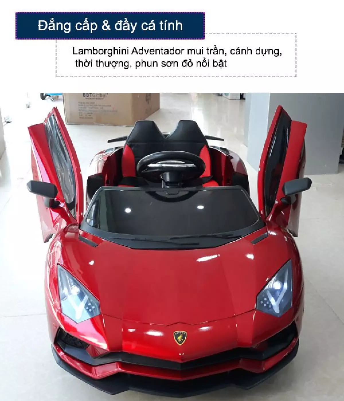 Xe ô tô điện trẻ em Lamborghini Aventador