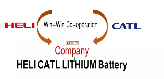 Ắc quy CATL trên xe nâng điện lithium