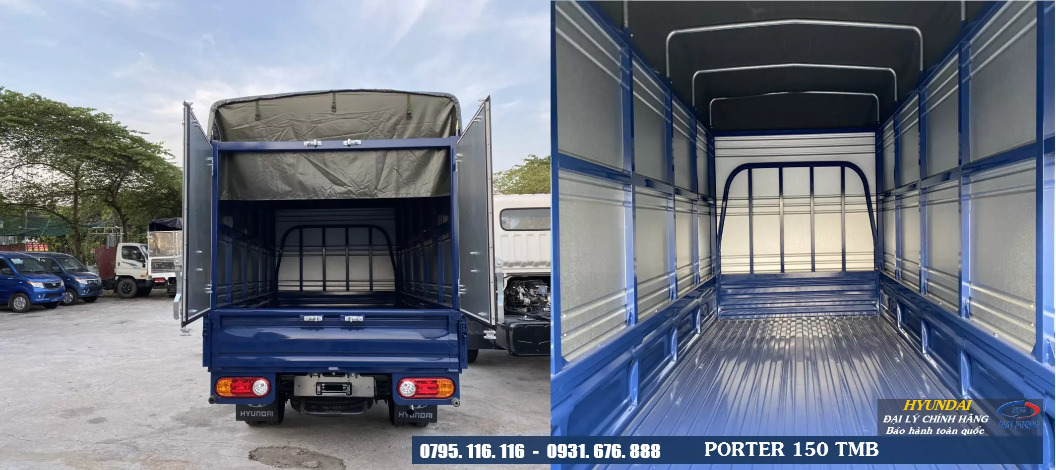 HYUNDAI PORTER 150 THÙNG BẠT