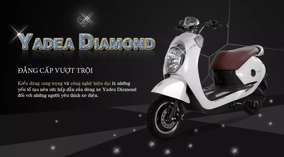 Xe máy điện Yadea Diamond (Trắng)