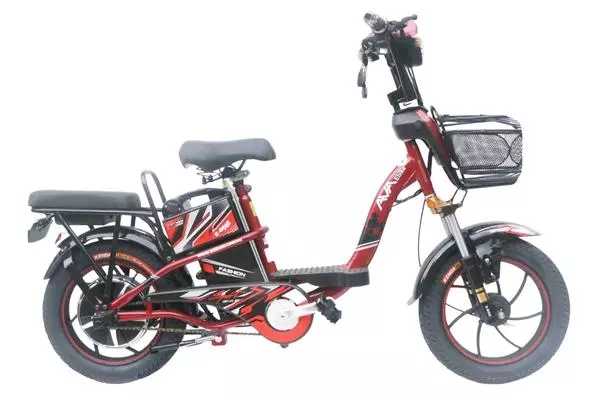Xe đạp điện giá rẻ AVA A16 16 inch phuộc nhún dầu