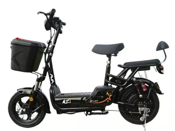 Xe đạp điện giá rẻ 14 inch AZI A9 phuộc nhún dầu