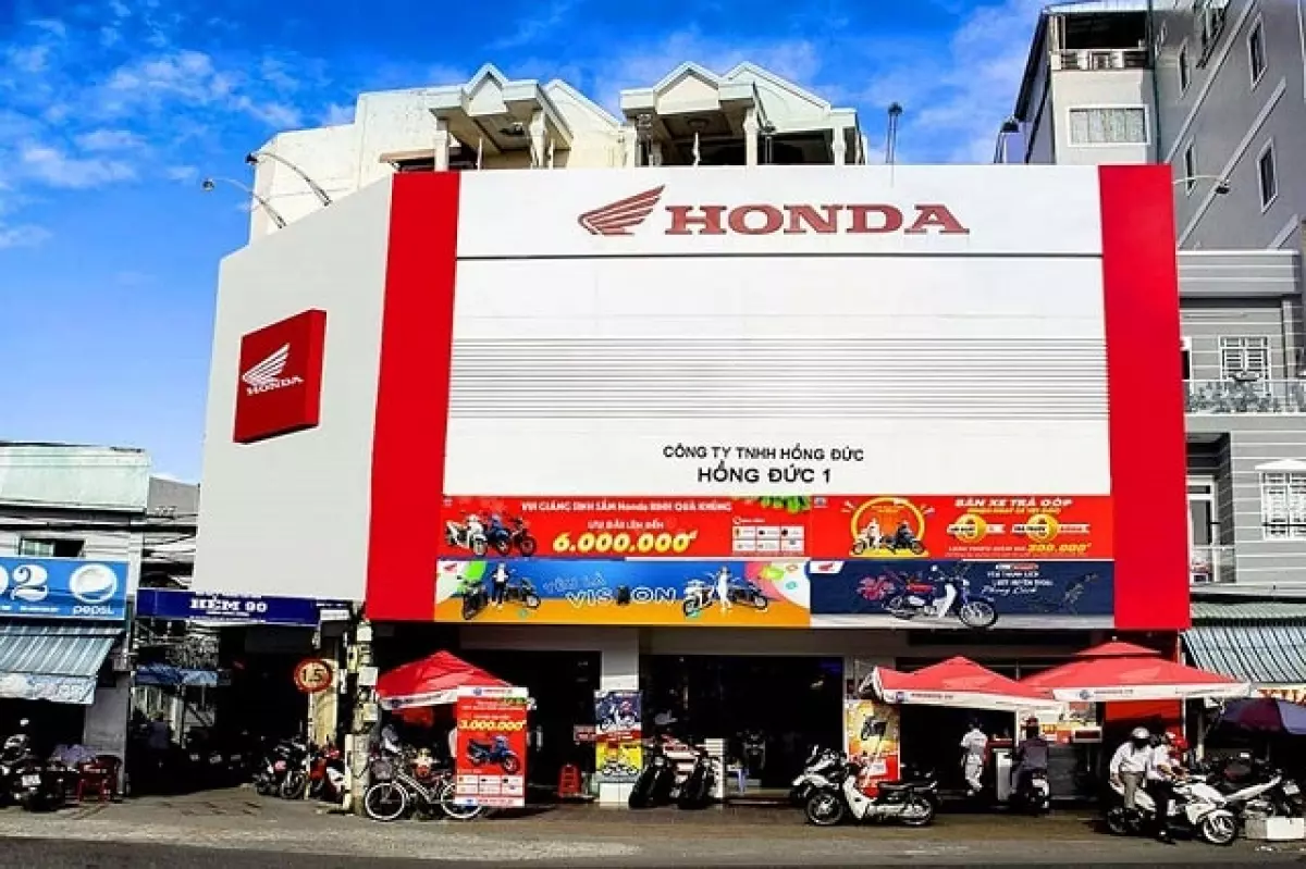 Chi nhanh Honda ủy nhiệm với các dịch vụ cao cấp