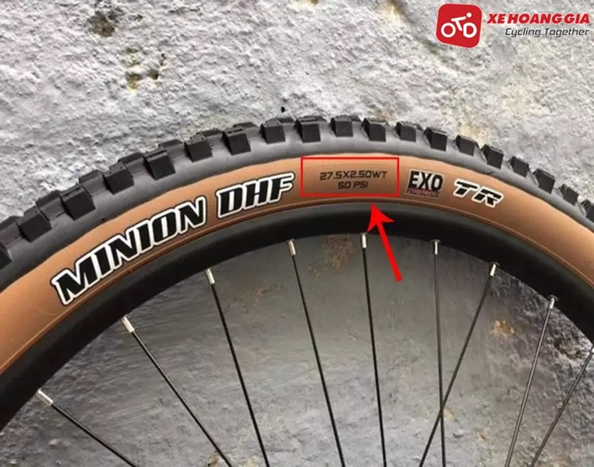 Xem thông số lốp của lốp xe đạp ở đâu?
