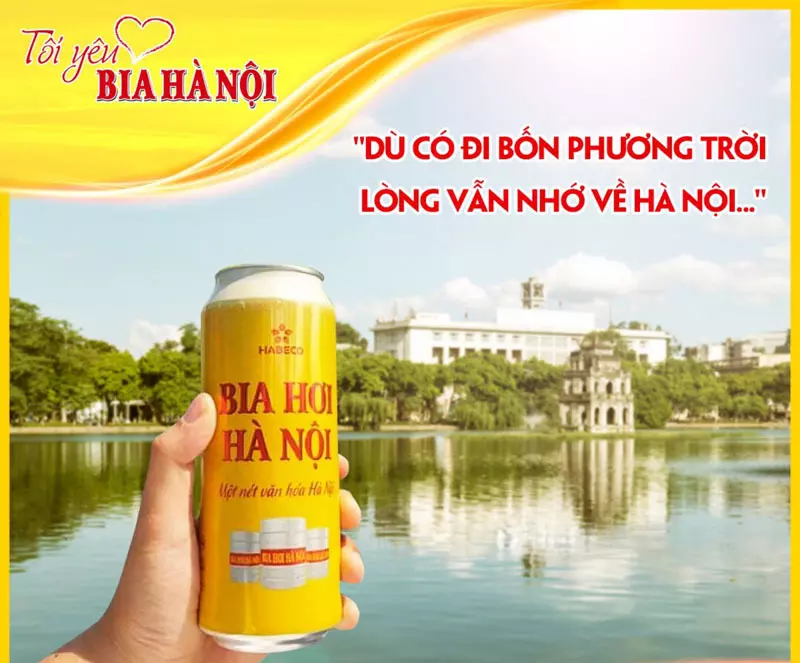 Bia hơi Hà Nội 500ml - Thích hợp cho phân khúc người