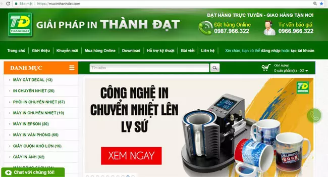 Công ty TNHH Giải Pháp In Thành Đạt