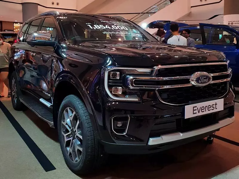 Màu sắc thực tế Ford Everest 2023