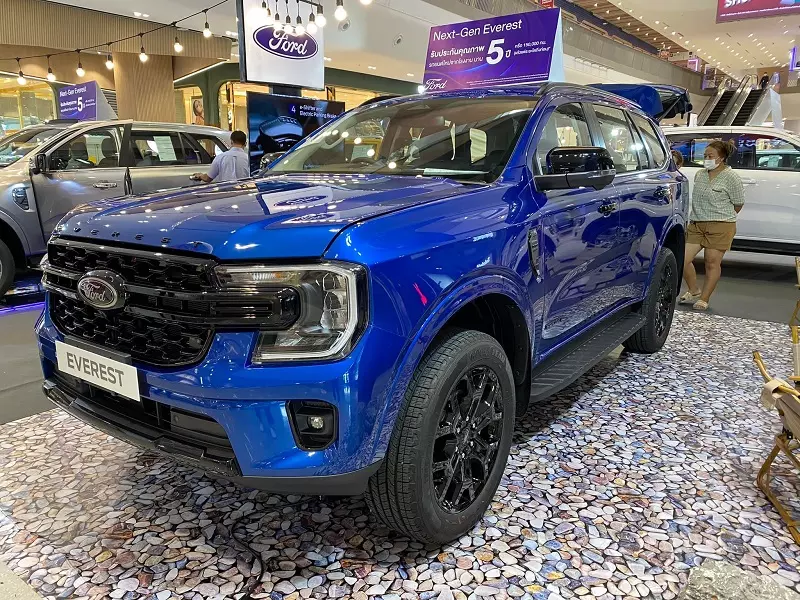 Màu sắc thực tế Ford Everest 2023