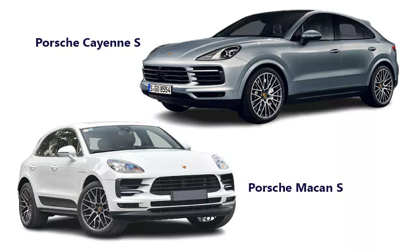 Porsche Macan S và Porsche Cayenne S