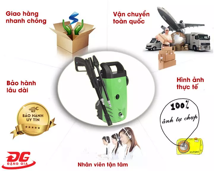 Đặng Gia phân phối máy rửa xe gia đình chính hãng