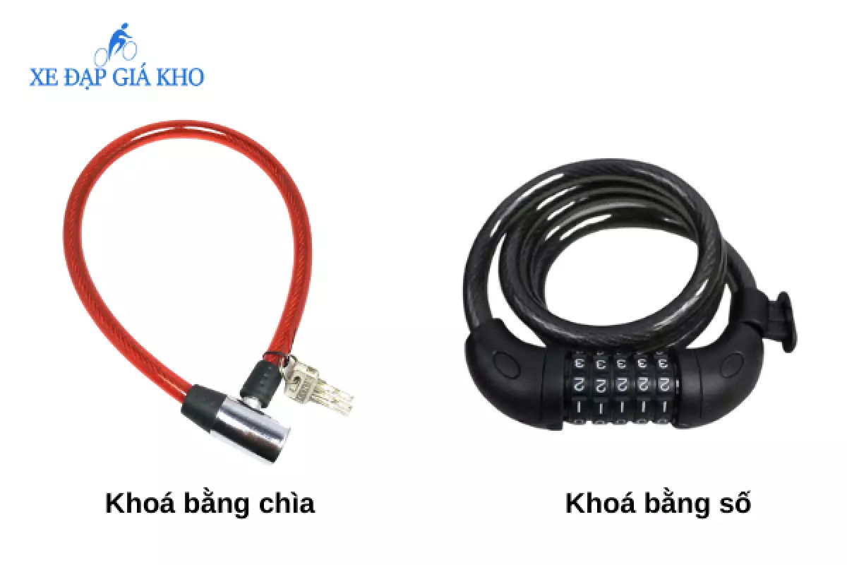 Các loại ổ khoá thường dùng khi đi xe đạp