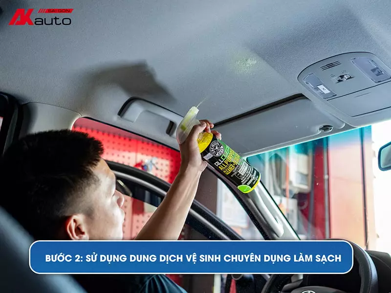 Xịt dung dịch vệ sinh trần nỉ chuyên dụng