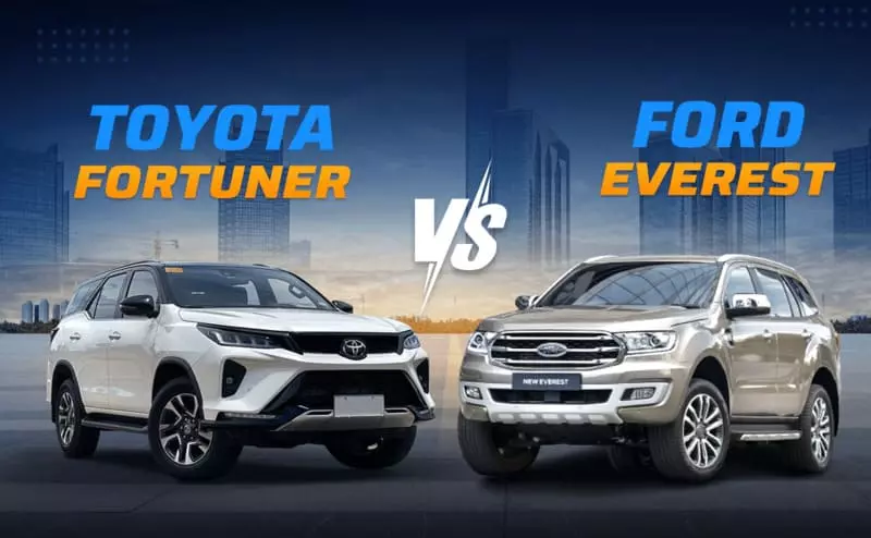 Nên chọn mua Ford Everest hay Fortuner?