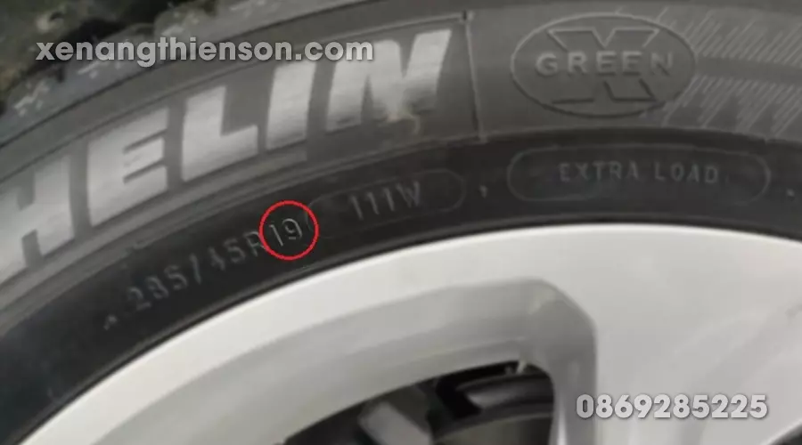 Cách đọc thông số lốp - Đường kính vành xe