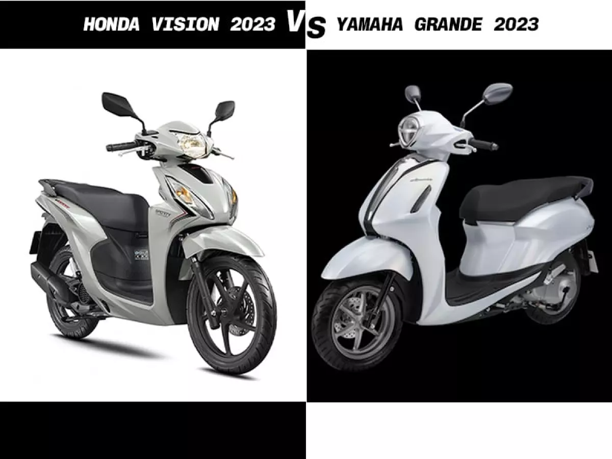So sánh Honda Vision và Yamaha Grande: 50 triệu mua xe nào?